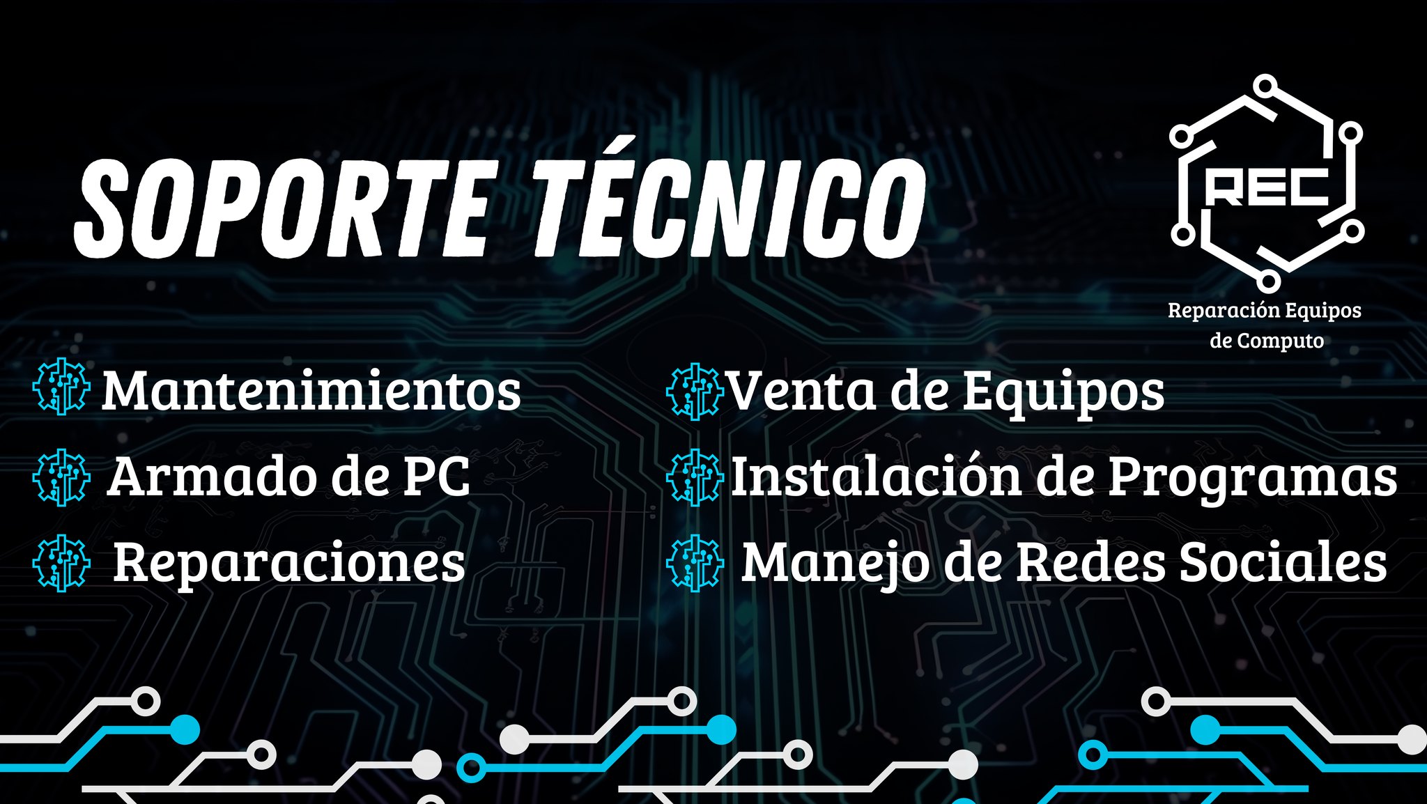 REC Reparación Equipos de Cómputo